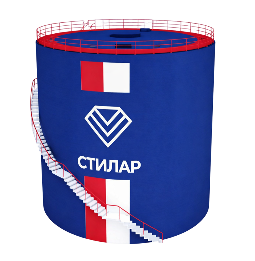 Цельносварной резервуар РВС для воды 100 м³ от завода-производителя